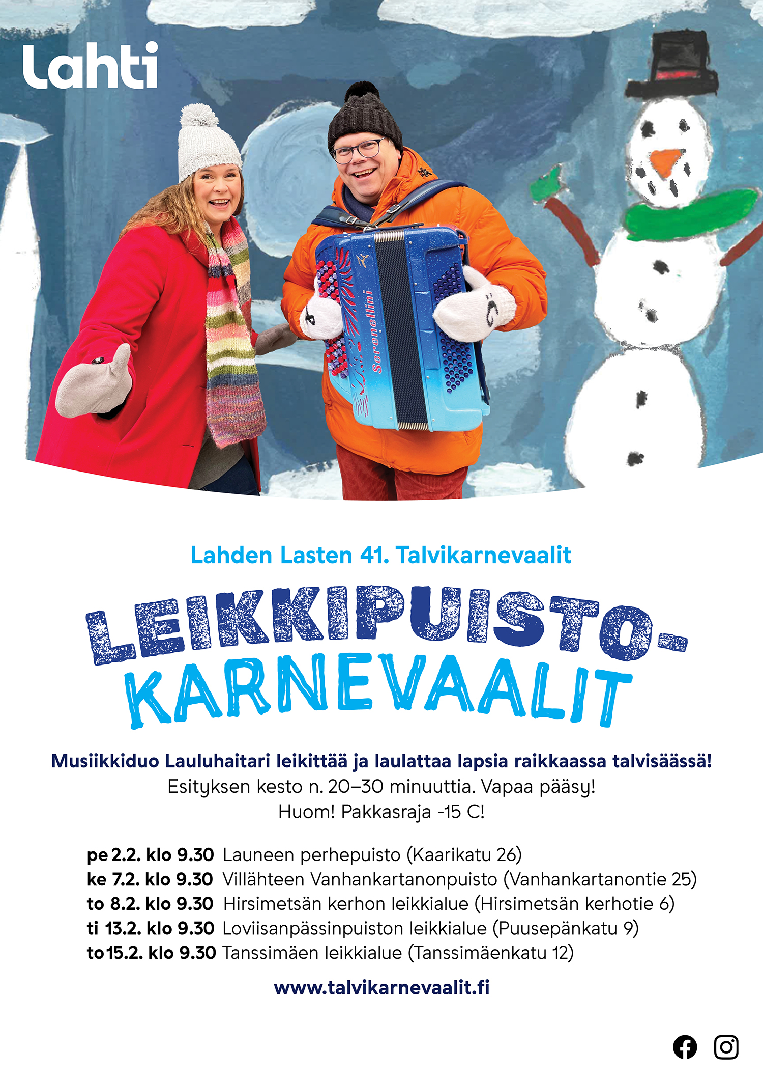 lahti talvikarnevaalit2024 leikkipuistokarnevaalit